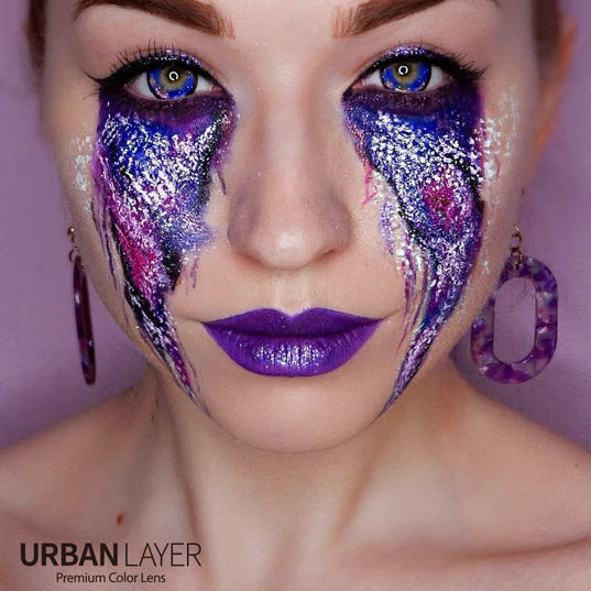 Urban Layer Galaxy Violet (1 lens/pack)-Colored Contacts-UNIQSO