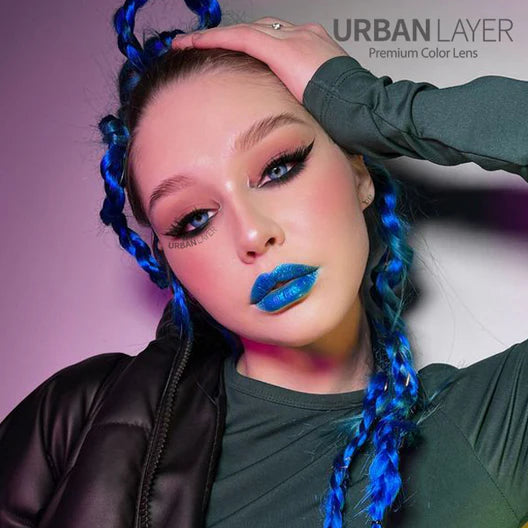 Urban Layer Jolie Blue (1 lens/pack)-Colored Contacts-UNIQSO