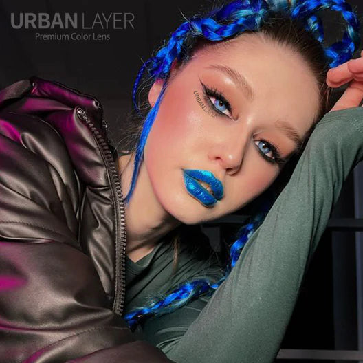 Urban Layer Jolie Blue (1 lens/pack)-Colored Contacts-UNIQSO