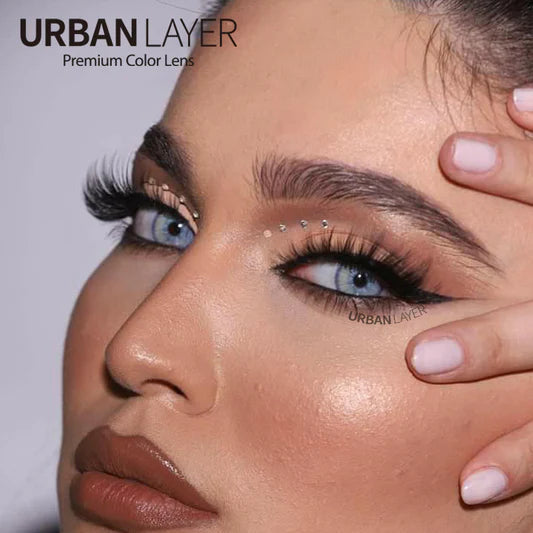 Urban Layer Las Vegas Ash Blue (1 lens/pack)-Colored Contacts-UNIQSO