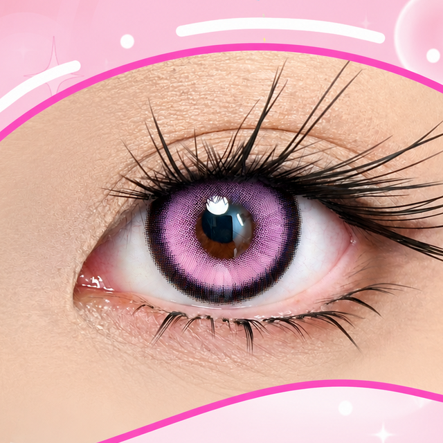 LumiDukki Gemflare Violet (2 lenses/pack)-Colored Contacts-UNIQSO