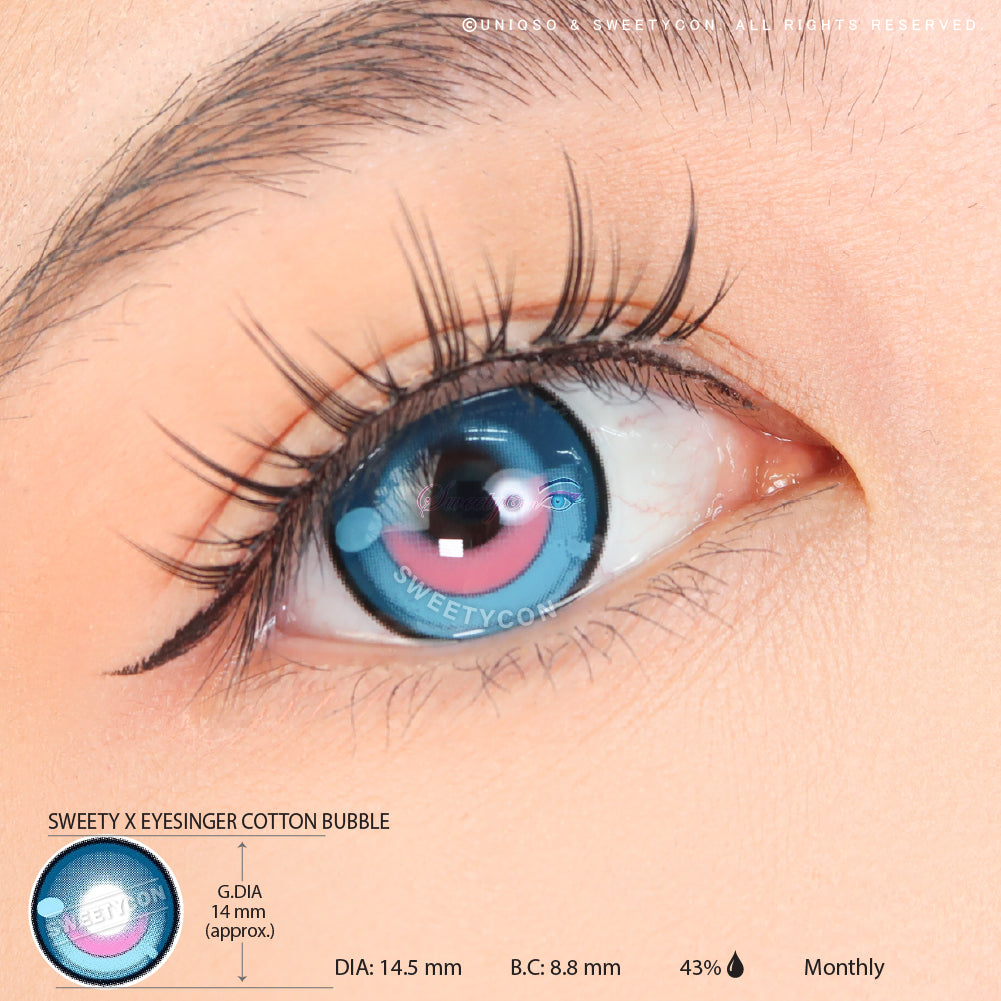 Sweety x Eyesinger Cotton Bubble (2 lenses/pack)-Colored Contacts-UNIQSO