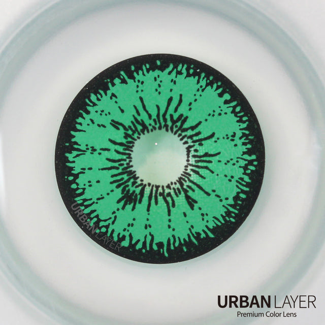 Sweety Mini Sclera Tokyo N Green(1 lens/pack)-Mini Sclera Contacts-UNIQSO