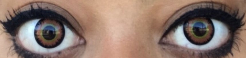 Colorvue Crazy Orange Werewolf - 3 Months (Prescription) (2 lenses/pack)-Crazy Contacts-UNIQSO