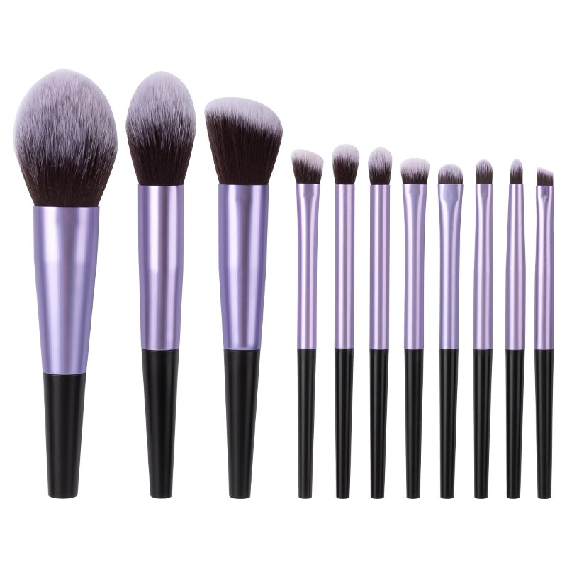 11pcs Long Tube Makeup Brushes Set-Makeup Brushes-UNIQSO