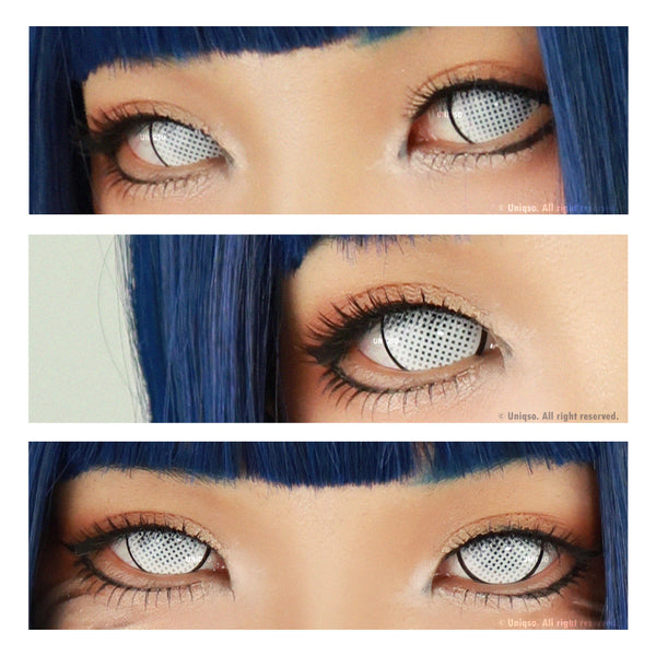 White Colored Eye Contacts: Unleash Your Inner Character – UNIQSO
