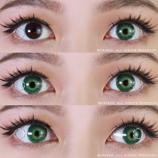 Tinted Green Contacts by Colorvue — UNIQSO