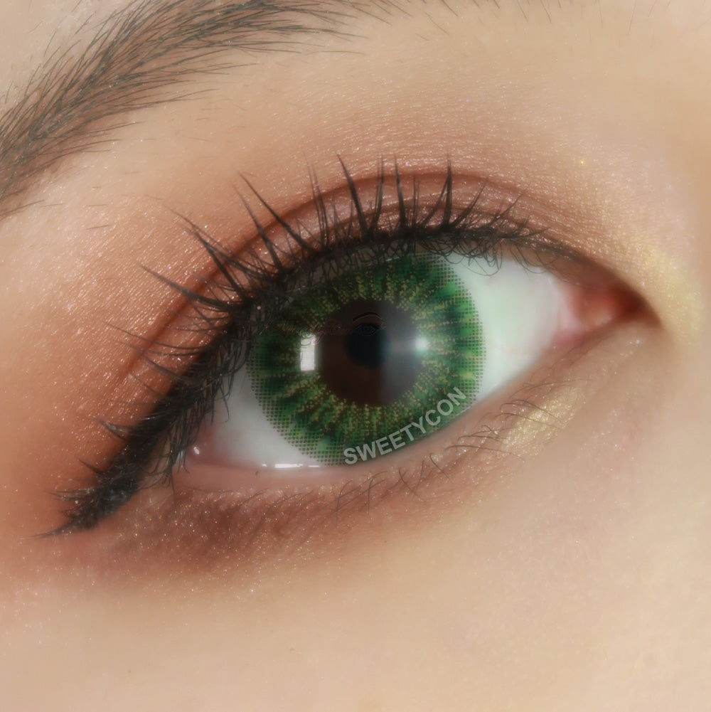 Kazzue Heavenly Lollipop Green (1 lens/pack)-Colored Contacts-UNIQSO