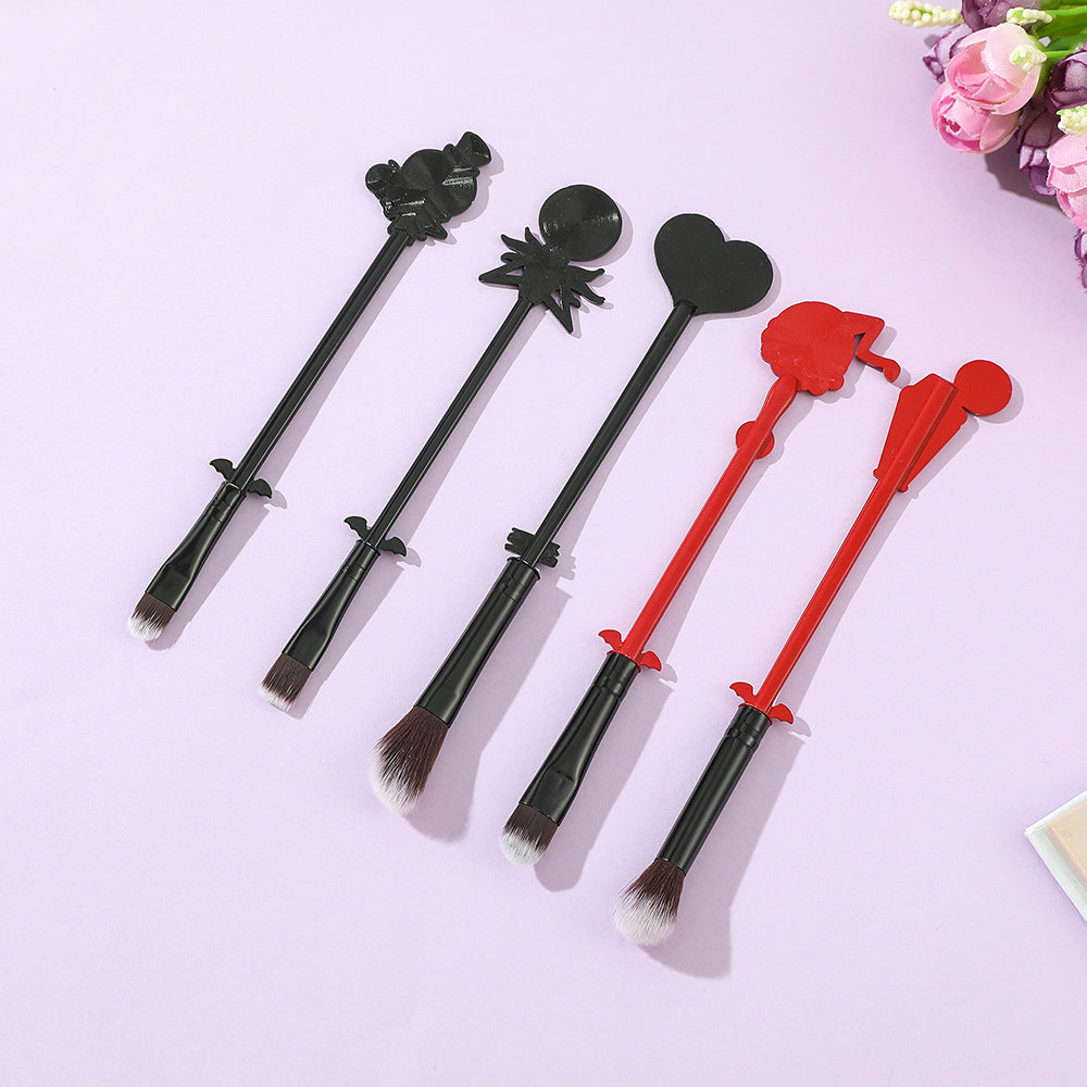 Christmas Horror Night Jack Skull Makeup Brush Tool Set-Makeup Brushes-UNIQSO