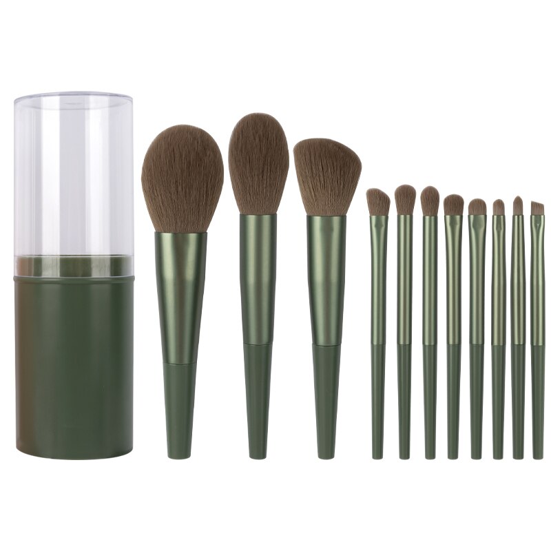 11pcs Long Tube Makeup Brushes Set-Makeup Brushes-UNIQSO