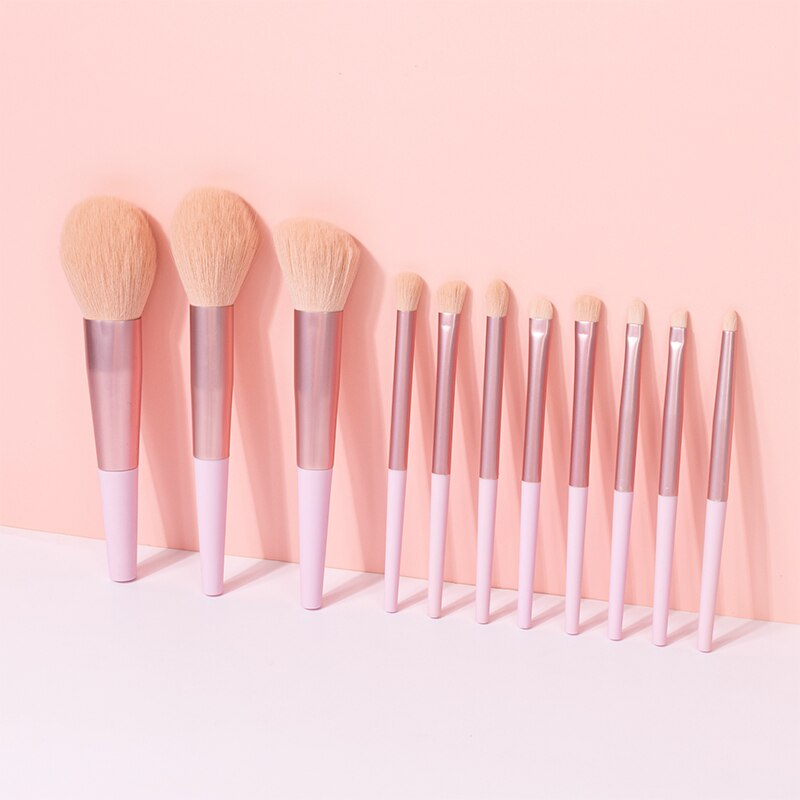 11pcs Long Tube Makeup Brushes Set-Makeup Brushes-UNIQSO