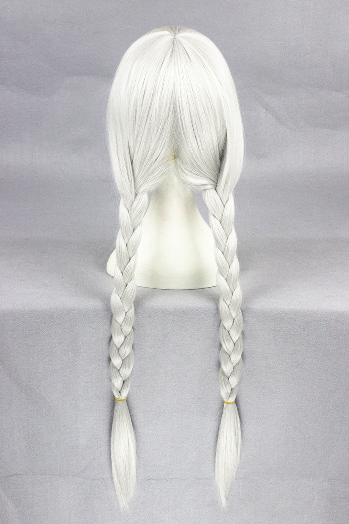 Cosplay Wig - Zootopia - Judy Hopps (Silver Grey with Braids)-Cosplay Wig-UNIQSO