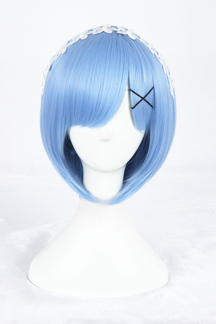 Cosplay Wig - Zero kara Hajimeru Isekai Seikatsu - Rem-Cosplay Wig-UNIQSO