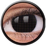 Colorvue Crazy Black Screen - 3 Months Disposable (2 lenses/pack)-Crazy Contacts-UNIQSO