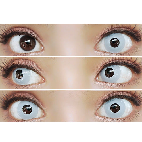 Sweety Crazy Pure Grey (1 lens/pack)-Crazy Contacts-UNIQSO