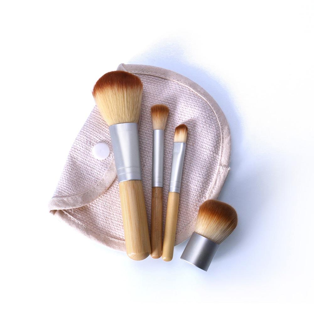 Bamboo Makeup Brushes Set-Makeup Brushes-UNIQSO