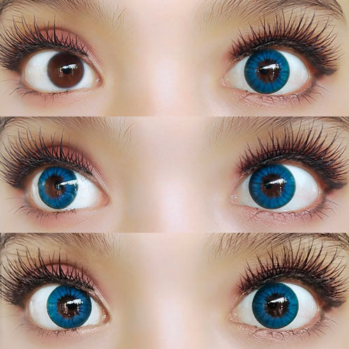 Coscon Crazy with Power - Electro Blue (1 lens/pack)-Crazy Contacts-UNIQSO