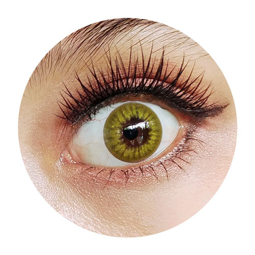 Coscon Crazy with Power - Electro Yellow (1 lens/pack)-Crazy Contacts-UNIQSO