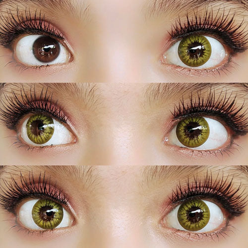 Coscon Crazy with Power - Electro Yellow (1 lens/pack)-Crazy Contacts-UNIQSO