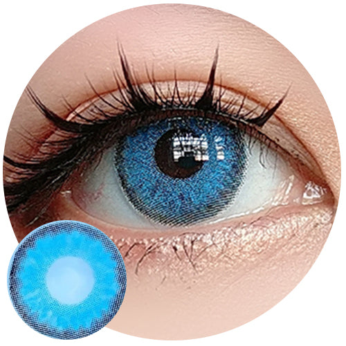 Sweety Infinity Blue (1 lens/pack)-Colored Contacts-UNIQSO
