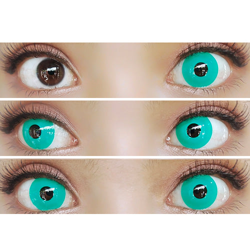 Sweety Crazy Pure Green (1 lens/pack)-Crazy Contacts-UNIQSO