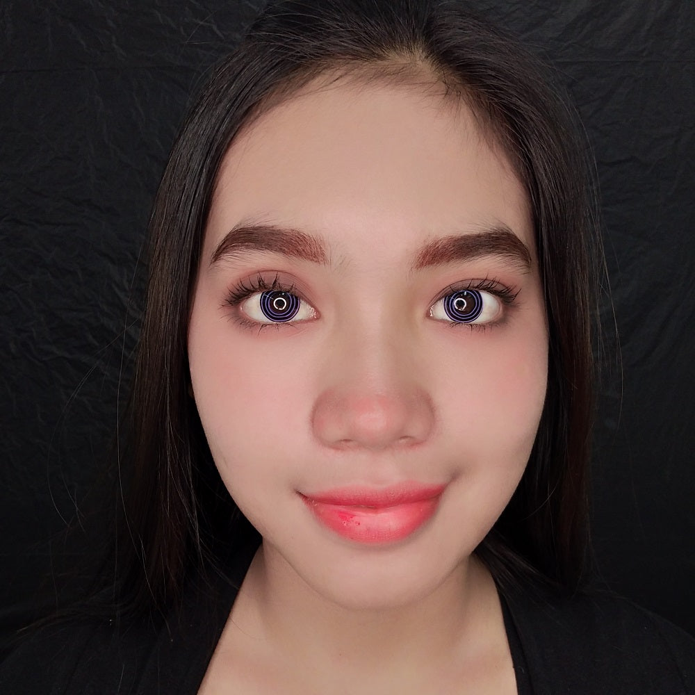 Sweety crazy Violet Spiral (1 lens/pack)-Crazy Contacts-UNIQSO