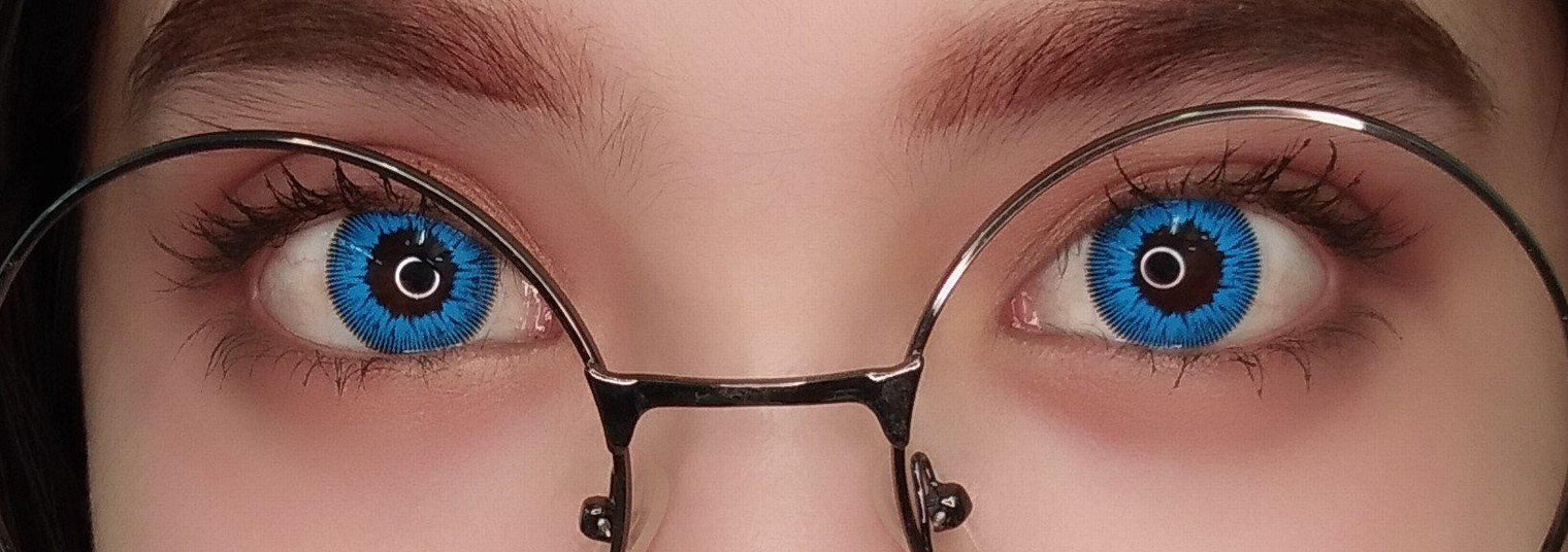 Sweety Free Blue (1 lens/pack)-Colored Contacts-UNIQSO