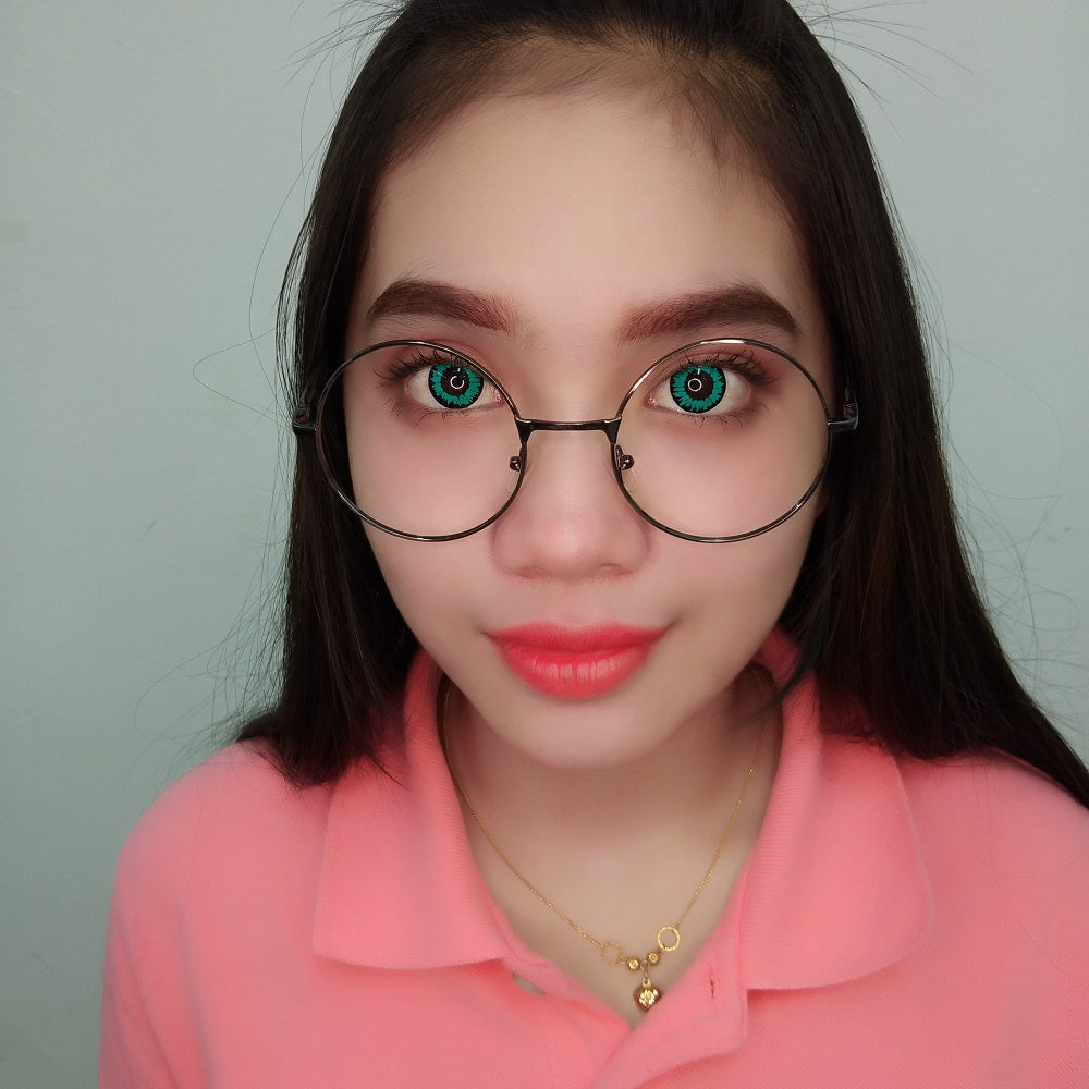 Sweety Lovelive Green (1 lens/pack)-Colored Contacts-UNIQSO
