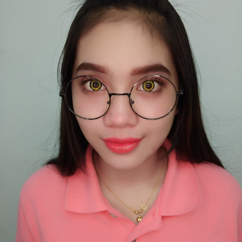 Sweety Lovelive Yellow (1 lens/pack)-Colored Contacts-UNIQSO