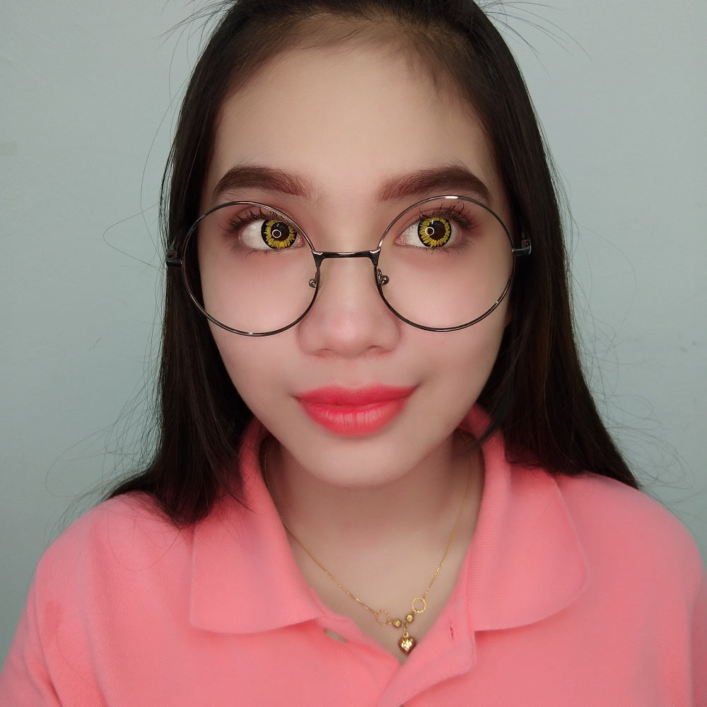 Sweety Lovelive Yellow (1 lens/pack)-Colored Contacts-UNIQSO