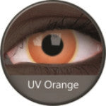 Phantasee UV Glow Crazy Lens Orange (2 lenses/pack)-UV Contacts-UNIQSO