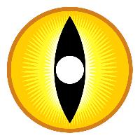 Sweety Sclera Contacts Sauron Yellow (1 lens/pack)-Sclera Contacts-UNIQSO