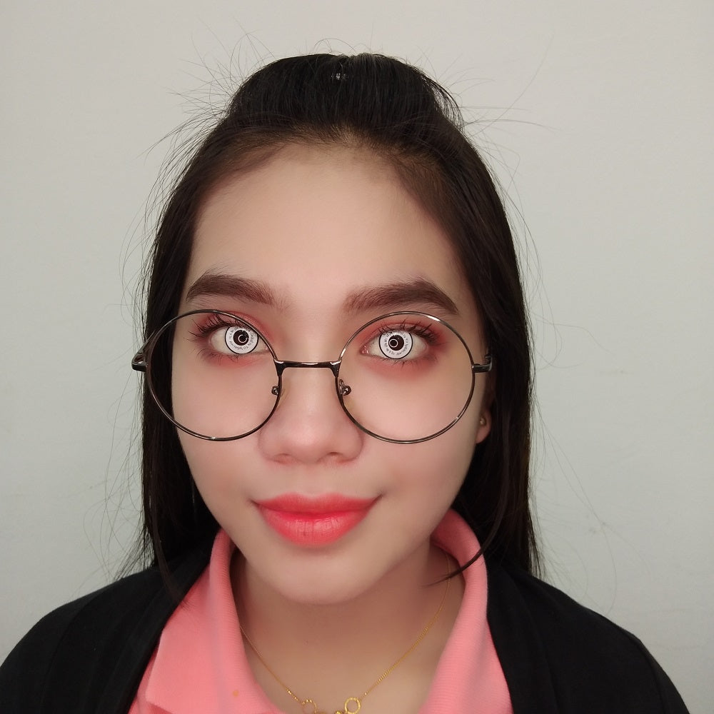 Sweety White Aura (No Vision Block) (1 lens/pack)-Crazy Contacts-UNIQSO