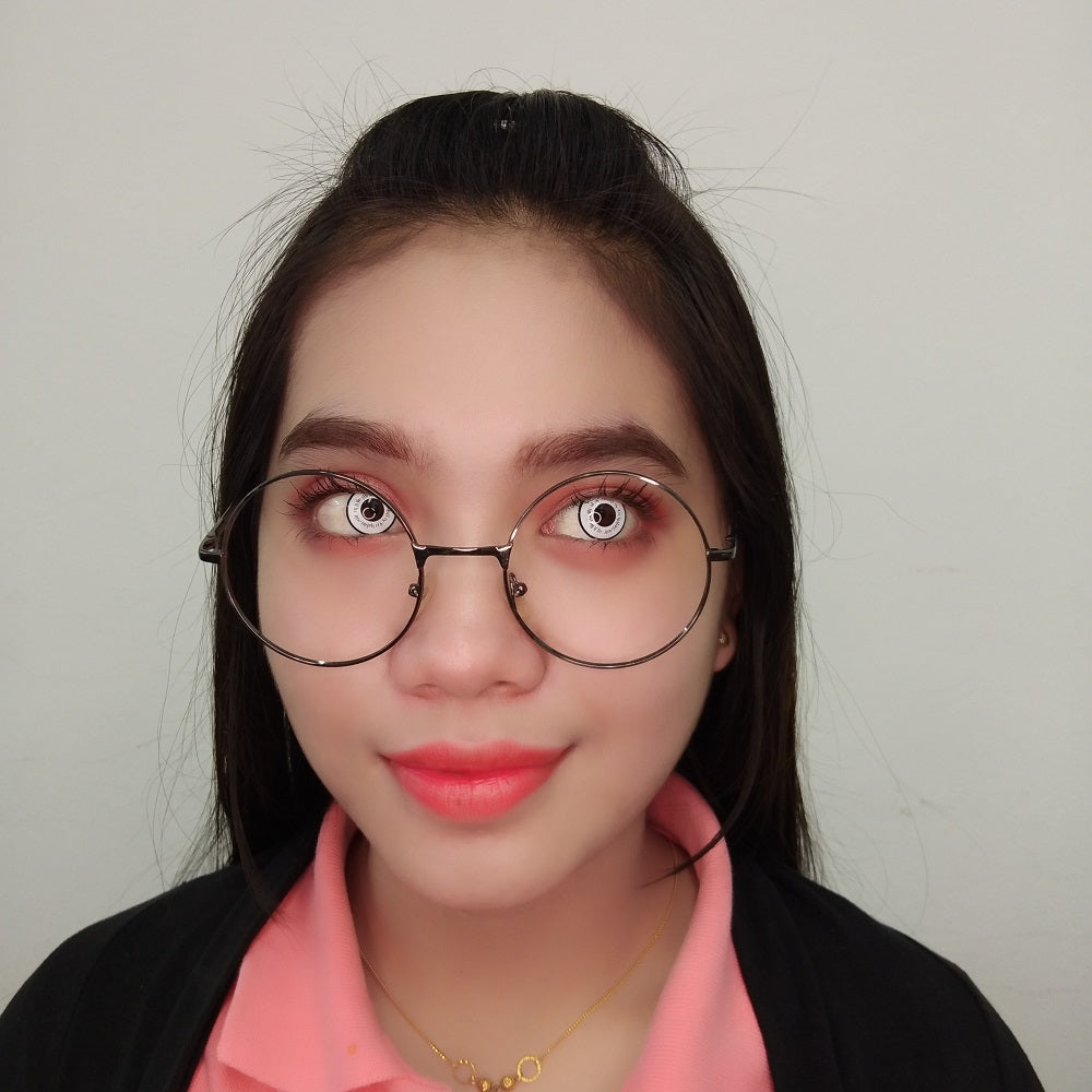 Sweety White Aura (No Vision Block) (1 lens/pack)-Crazy Contacts-UNIQSO