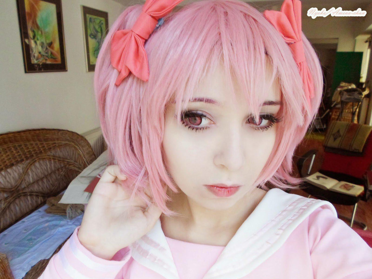 Cosplay Wig - Puella Magi Madoka Magica - Kaname Madoka-Cosplay Wig-UNIQSO