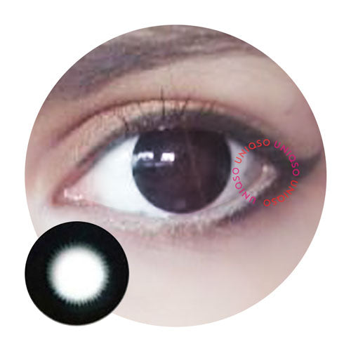 Western Eyes Pearl Black (1 lens/pack)-Colored Contacts-UNIQSO