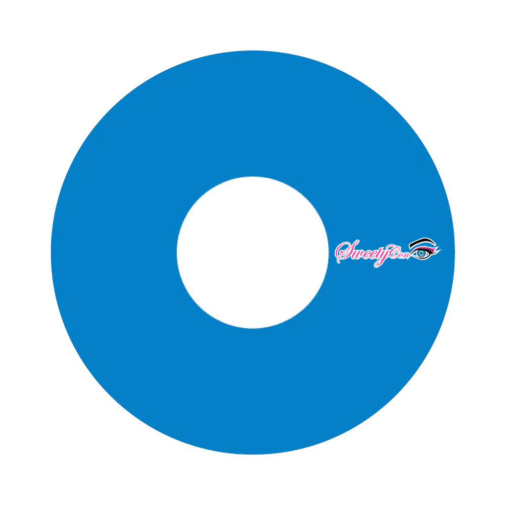 Sweety Crazy UV Glow Blue (1 lens/pack)-UV Contacts-UNIQSO