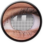 Colorvue Crazy White Screen/White Mesh - 3 Months Disposable (2 lenses/pack)-Crazy Contacts-UNIQSO