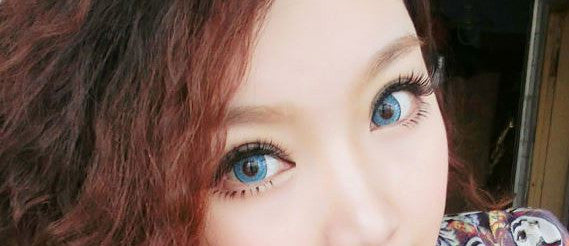 I.Fairy Miss Fluffy Blue (1 lens/pack)-Colored Contacts-UNIQSO