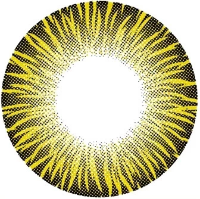 Kazzue Fairy Gold (1 lens/pack)-Colored Contacts-UNIQSO