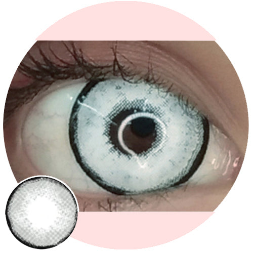 Kazzue Mini Sclera Zombified (1 lens/pack)-Mini Sclera Contacts-UNIQSO