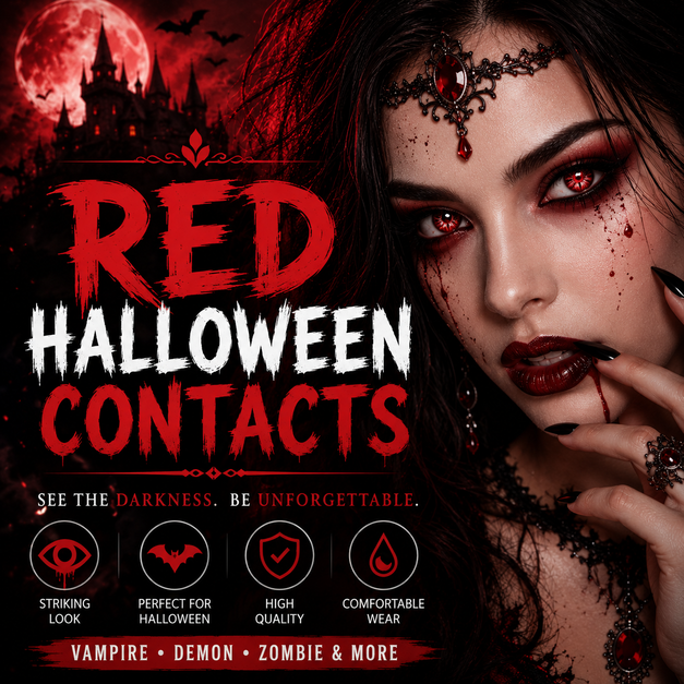 Red Halloween Contacts