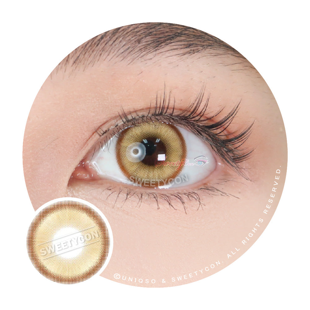 1 Day Sweety Star Tears Golden Brown | Cosplay Contacts – UNIQSO