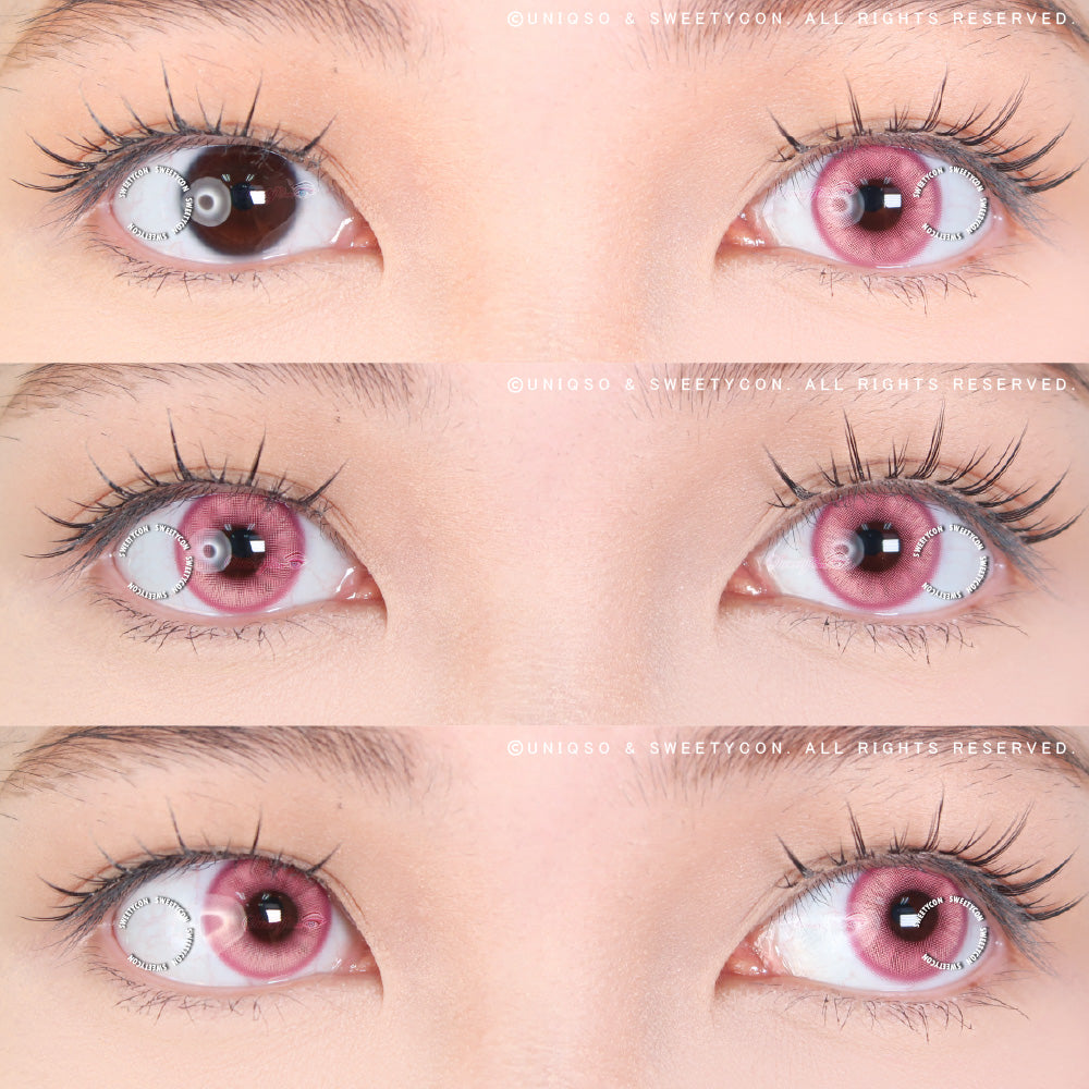 1 Day Sweety Star Tears Pink | Cosplay Contacts – UNIQSO
