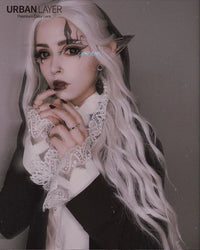 Sweety Black Sclera Contacts Sabretooth/Blackout/Black with Prescription (1 lens/pack)-Sclera Contacts-UNIQSO