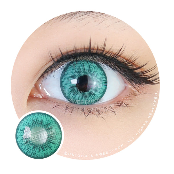 Sweety Icy 2 Green (1 lens/pack)-Colored Contacts-UNIQSO
