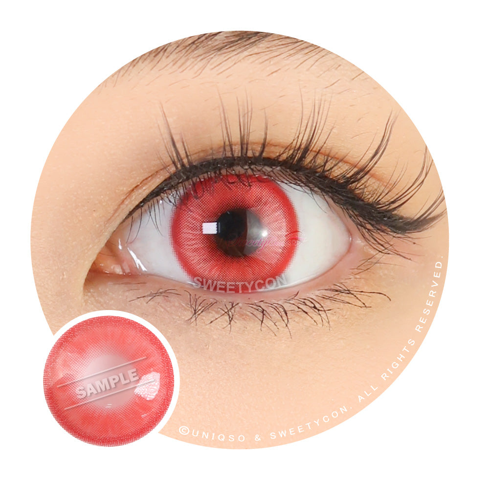 Sweety Magic Pop Red Colored Contacts – UNIQSO