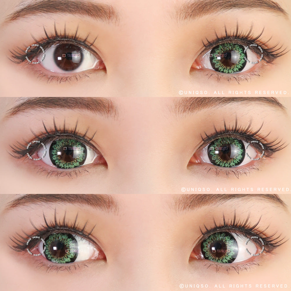 Kawayii S-Max Green Colored Contacts – UNIQSO