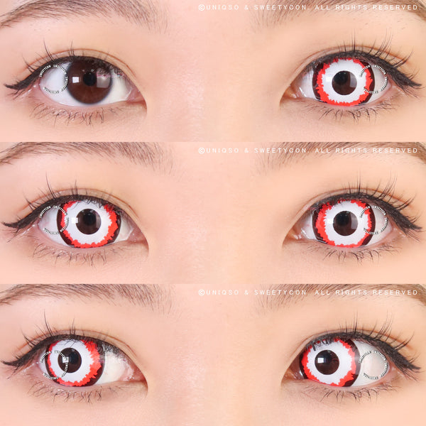 Sweety Mini Sclera White Monster (1 lens/pack)-Mini Sclera Contacts-UNIQSO