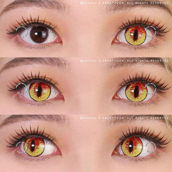 Sweety Crazy Mystery Orb Yellow (1 lens/pack)-Crazy Contacts-UNIQSO